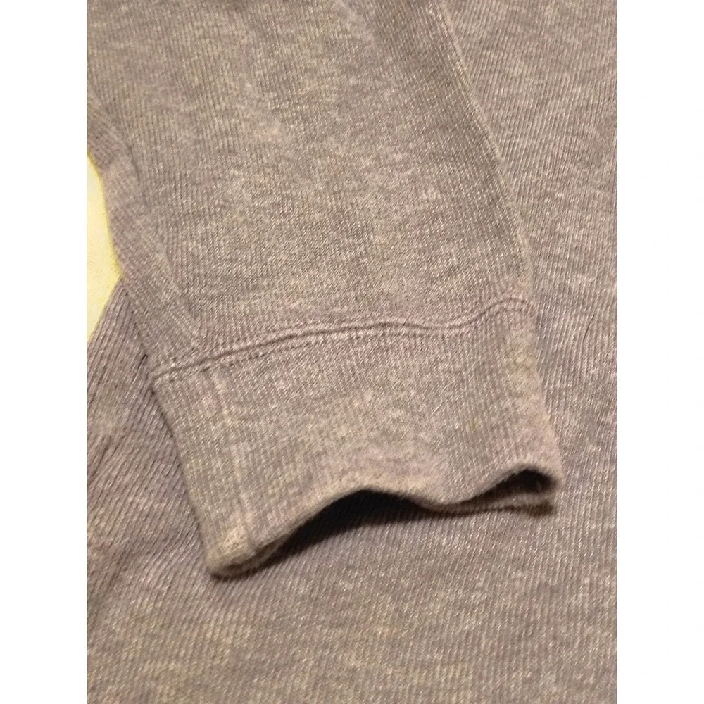 Polo Ralph Lauren Mens Large Purple Quarter Zip Pullover Sweater Orange Pony